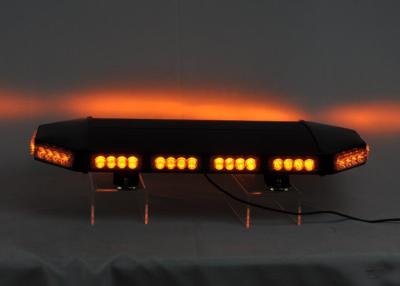 Κίνα Μίνι Lightbar των μαύρων Tir 56W οδηγήσεων, φω'τα προειδοποίησης των οδηγήσεων περιπολικών της Αστυνομίας αργιλίου προς πώληση