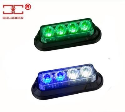 China Excavators 4W LED Lighthead , Zinc Blue / White LED Strobe Lights for sale