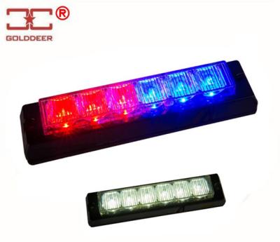 China Blue / Red 6 Watt Led Light Heads , Safety Towing Led Signal Lights for sale