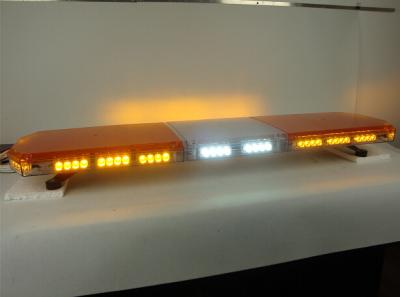 China Water Proof Emergency Strobe Amber / Red / Blue LED Warning Light Bar Full Size for sale