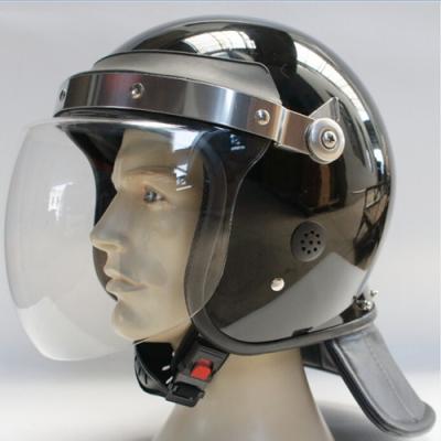 China High transparency Anti Riot Bullet Proof Helmet with good light penetration for sale