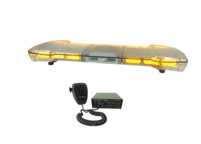 China Gen-iii Amber LEIDENE Lightbars met spreker, 1200mm de waarschuwingslichten van het voertuiggevaar Te koop