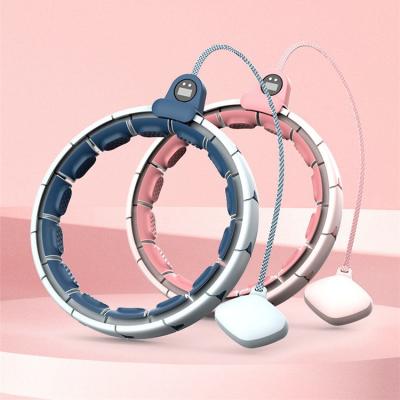 China Adjustable Exercise Circles For Adults Weight Loss With 360 Degree Massage HU La Circle Smart Fitness Circle for sale