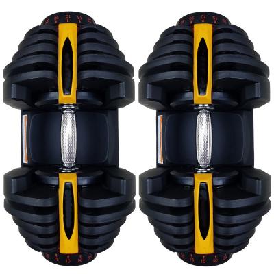 China Home Use SWIFT A-DB01 Flat And Safe Locking Each Piece Plates Adjustable Dumbbell 70 lbs 90 lbs for sale