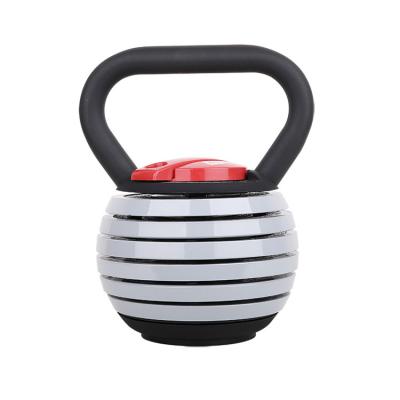 China Durable Fitness 20LB/40LB Kettlebell Gym Equipment Weight Adjustable 32kg With Plates for sale