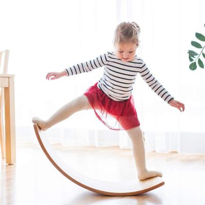 China High Quality Universal Rainbow Children's Bending Balance Beam Balance Board One Piece for sale