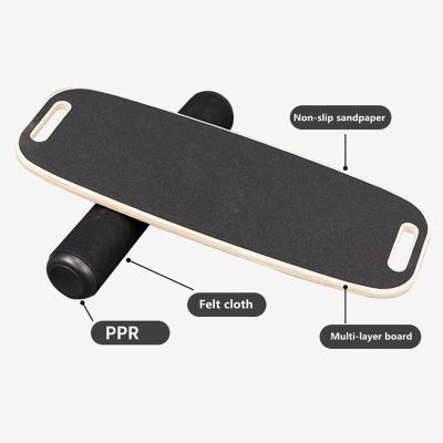 China Body Balance Training Board Curvy Shimmy Board Nimh Shimmy Board Wooden Balance Board for sale