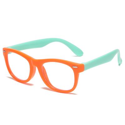 China Blue Light Blocking 2020 Colorful Blue Light Blocking Glasses Computer Gaming Safety Cute Kids Silicone Flexible Anti for sale