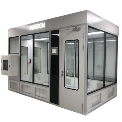 China Customized Modular Structure Preb 304 Stainless Steel Clean Room Size Customized Dust Proof Clean Room for sale