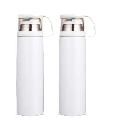 China Sublimation Blanks Kids Stainless Steel Drink Viable Blank Vacuum Insulated Water Bottle With Handle Lid 350ml 500ml for sale