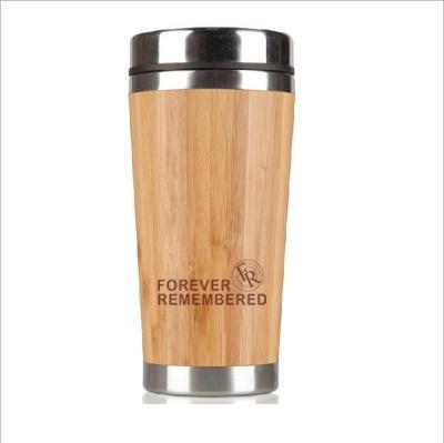 China Sustainable Wholesale Fashion Portable Eco Reusable Tea / Bamboo Coffe Travel Mug Thermos for sale