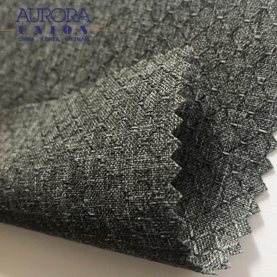 China HYR 2807 Cationic Diamond 300d Recycled Oxford Pu Coating Fabric for sale