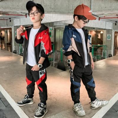 China DRDDJN1655 Big Hip Hop Boys Clothing Spring Autumn Boys Boutique Clothing Glisten Sport Casual Boy Clothing Sets 2020 for sale