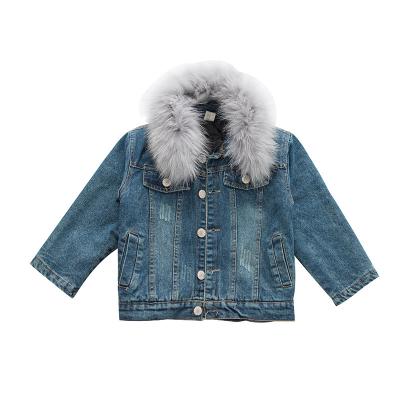 China DRLEBE1810B003 Cool Winter Boy's 100% Cotton Anti-Shrink Fashion Boys Denim Coats for sale