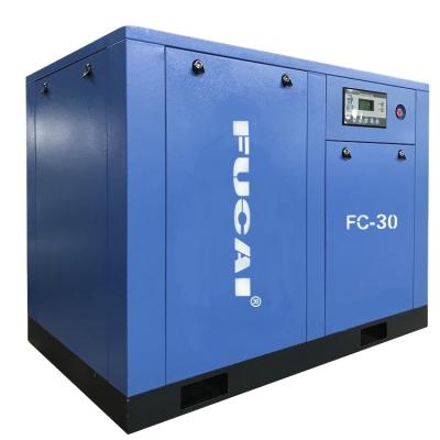 China Lubricated FUCIA 22kw Industrial Air Compressor Lubricated Screw Air Compressor Price for sale