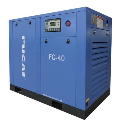 China FUCAI Lubricated Oil Injected Screw Air Compressor 150 CFM 175 CFM Portable Air Compressor for sale