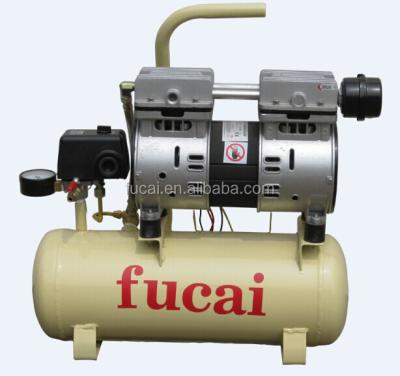 China 0.55kw 0.75hp 7bar Oil Free Mute Oil Free Portable Air Compressor for sale