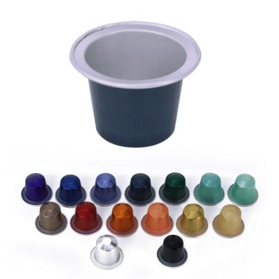 China Coffee Powder Packaging Hot Sell 15ml 37mm Multifunctional Colorful Automatic Aluminum Nespresso Coffee Capsule for sale