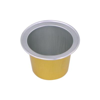 China Coffee Powder Packaging 37mm Nespresso Coffee Aluminum Capsule Reusable Coffee Capsule With Lid for sale