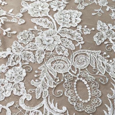 China Good Sustainable Luxury Top Selling Luxury Fabric Wedding Products L00782AN Lace for sale