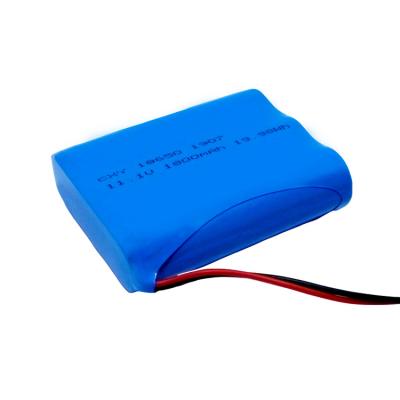 China Machine- Cylindrical Lithium 1800mAh Customized 11.1V 18650 Battery 3s Lithium Battery Pack for sale