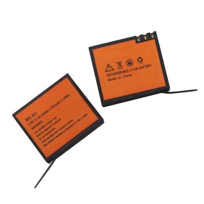 China Rechargeable toys 3.8v 1100mah lithium battery BK-B1 battery for DV for sale