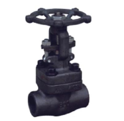 China General forged steel gate valve, gate valve threaded and by female welded socket for sale