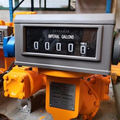 China Fuel flow meter with pulser, fuel metering device meter, mechanical counter meter 40mm/1.5