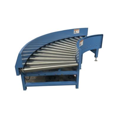 China Factory sale like custom hot cakes roller table support bend conveyors for automatic conveying line for sale