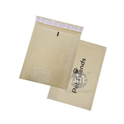 China Eco-friendly Impact Resistance Kraft Bubble Padded Paper Bags Packaging Bubble Envelopes for sale