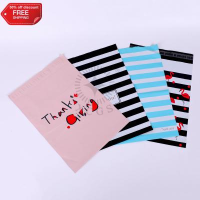 China Recyclable Free Shipping Fee Shipping Poly Bags With Colorful Black Low Price Mailers For Shipping for sale