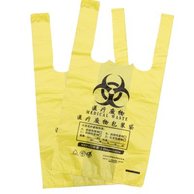 China Food Plastic Bags 100% Biodegradable Medical Waste Waste Bags Hospital Waste Bags for sale