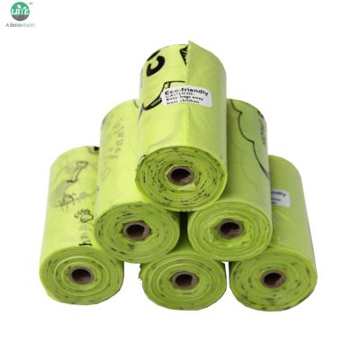 China 100% Biodegradable Fruit Garbage Bags Garbage Plastic Bags Biodegradable Dog Poop Bags for sale