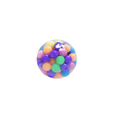 China Soft Colored Release Pressure TPR Beads DNA Stress Ball Compression Bead Ball For Relief Stress for sale