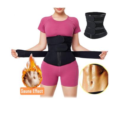 China Slimmer Women Waist Trainer Belt Tummy Control Waist Cincher Trimmer Sauna Sweat Workout Antibacterial Waist Belt Slimmer Belly Band for sale