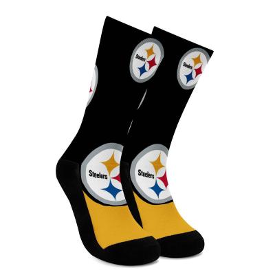 China Wholesale QUICK DRY NFL Socks High Quality Custom Cotton Print Crew Design Football Socks for sale