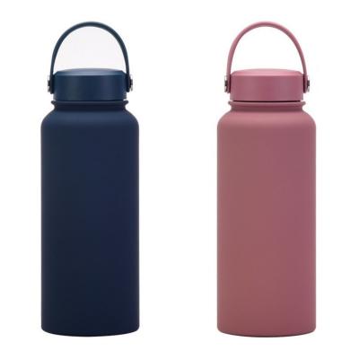 China 32oz 1000ml PORTABLE Custom Double Wall Insulated Stainless Steel Drink Bottle For Camping Or Sports BAP FREE for sale