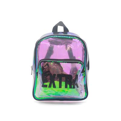 China Wholesale Waterproof Candy Color Laser Mini Outdoor Traveling Women School Backpack for sale