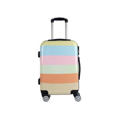 China High Quality Pattern Bottom Suitcase Factory Travel PC Suitcases Set Trolley Travel Trolley Luggage for sale