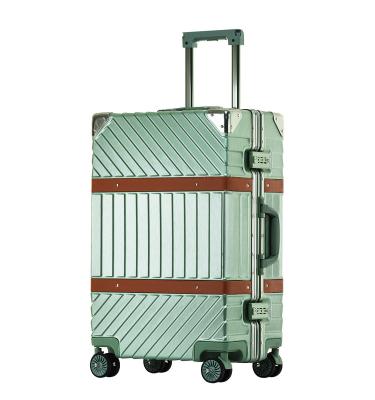 China New Style Aluminum Luggage Frame Suitcase Aluminum Frame Trolley Case PC Hard With Tsa Lock for sale