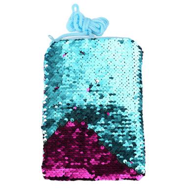 China Newest Fashionable Wholesale Customized Glitter Decorate Small Wallet Card Phone Female Shoulder Bag for sale