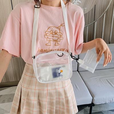 China Wholesale Custom Lady Multifunctional Shoulder Bags Mini Crossbody Jelly Bags Logo Pvc Bags Women Handbags for sale