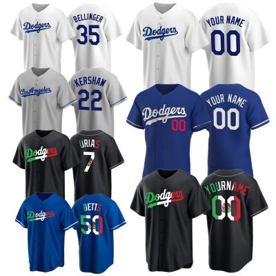 China Custom Men's S-5XL Los Angeles Team Baseball Uniform 5 Freddie Freeman 35 Cody Bellinger 50 Mookie Betts Dodger Baseball Tank Tops Antibacterial for sale