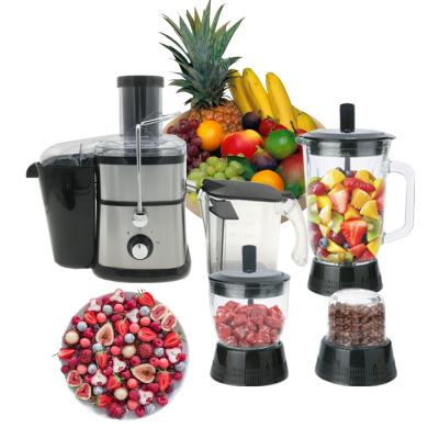 China Adjustable Speed ​​Spout Feed Tube Meat Shredder Normal Blender Automatic Non Drip Fruit Juicer for sale