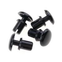 China Waterdichte Zwarte Nylon Duwklinknagels voor Elektronika Plastic Bevestigingsmiddel SR4050 Te koop