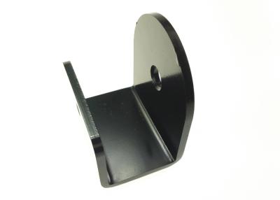 China Black Carbon Steel Car Holder Bracket Stamping Zinc Finish 80 X 50 X 3 mm for sale