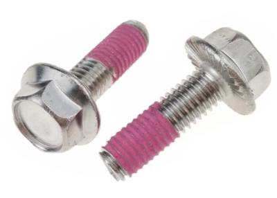 China Self Locking Stainelss Steel Fastener Screws Hex Washer Serrated Head For Auto for sale