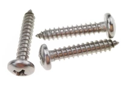 China El metal de acero inoxidable A2 atornilla a Pan Head Self Tapping Screws para la hoja de metal en venta