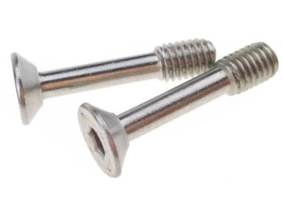 China A2 Stainless Steel Captive Screws Flat Head M6 Hex Socket Metal Screws Fastener for sale