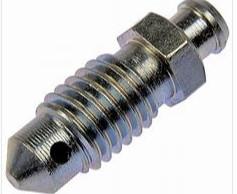 China Custom Auto Fastener Screws M8 / Galvanized Steel Brake Bleeder Screw for sale